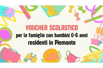 REGIONE PIEMONTE - Buono Vesta rimborso spese sostenute per l’accesso ai servizi educativi, socio-educativi e altre opportunit&#224; per minori 0-6 anni