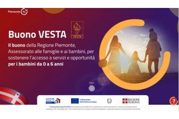 Buono Vesta - Il buono della Regione Piemonte, per sostenere l’accesso a servizi e opportunità per i bambini 0 a 6 anni
